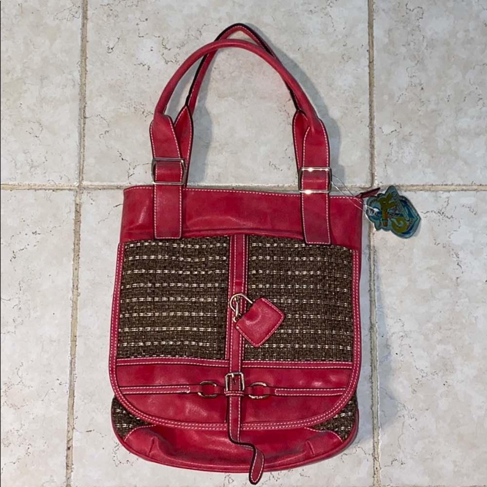 Brand New Red Folder Purse